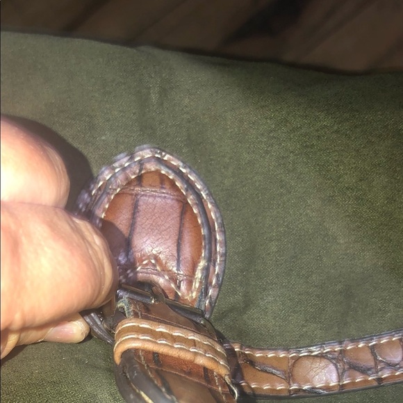 Messenger Style Purse army green suede with Leather accents - Picture 12 of 12